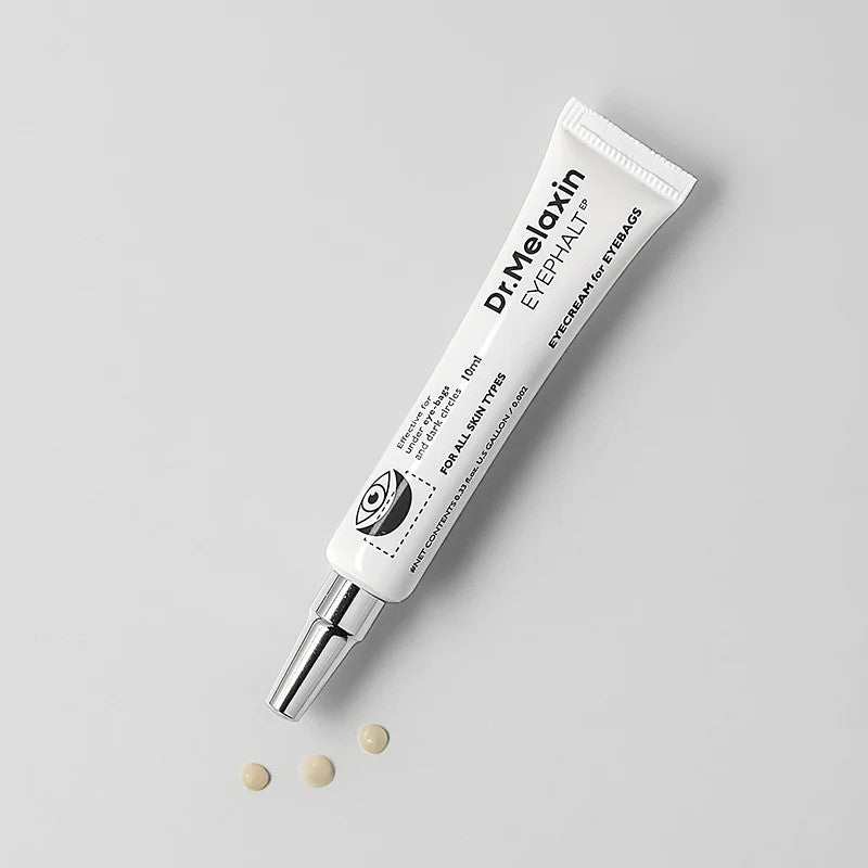Dr Melaxin Eyephalt Eyebag Cream crème contour des yeux coréenne ciblant poches et cernes avec effet lissant et raffermissant