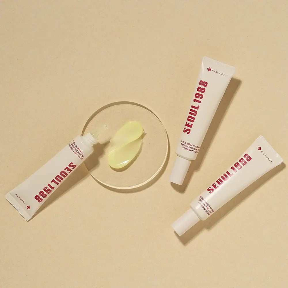 Seoul 1988 Eye Cream Retinal Liposome 4% + Fermented Bean raffermissant et lissant, rétinol encapsulé et fèves fermentées
