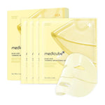 Masque éclat Kojic Acid Turmeric Brightening Gel Mask de Medicube,  pour teint lumineux