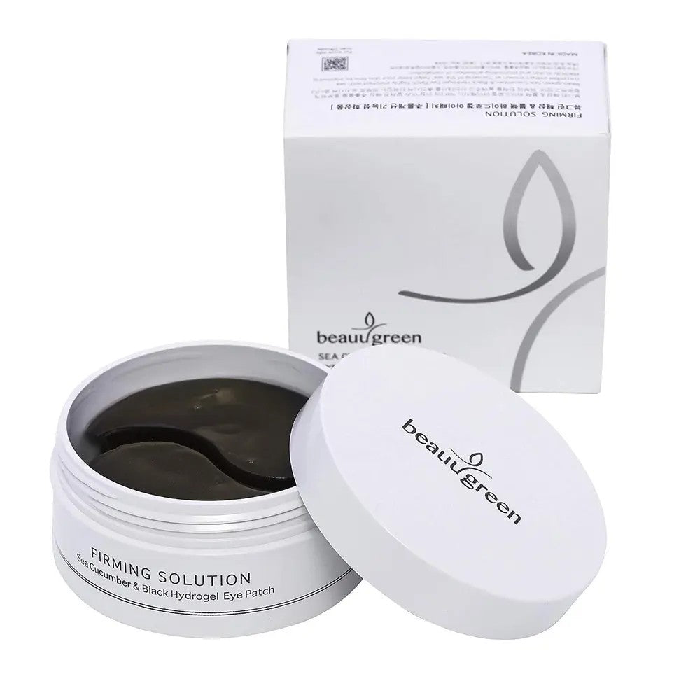 Patch yeux Sea Cucumber And Black Hydrogel Eye Patch de Petitfee, soin coréen au concombre de mer pour regard frais.