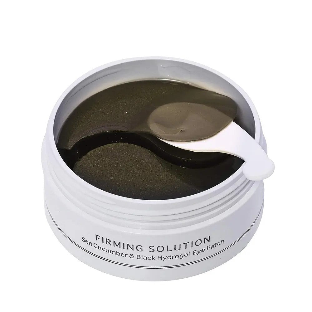Patch yeux Sea Cucumber And Black Hydrogel Eye Patch de Petitfee, soin coréen au concombre de mer pour regard frais.