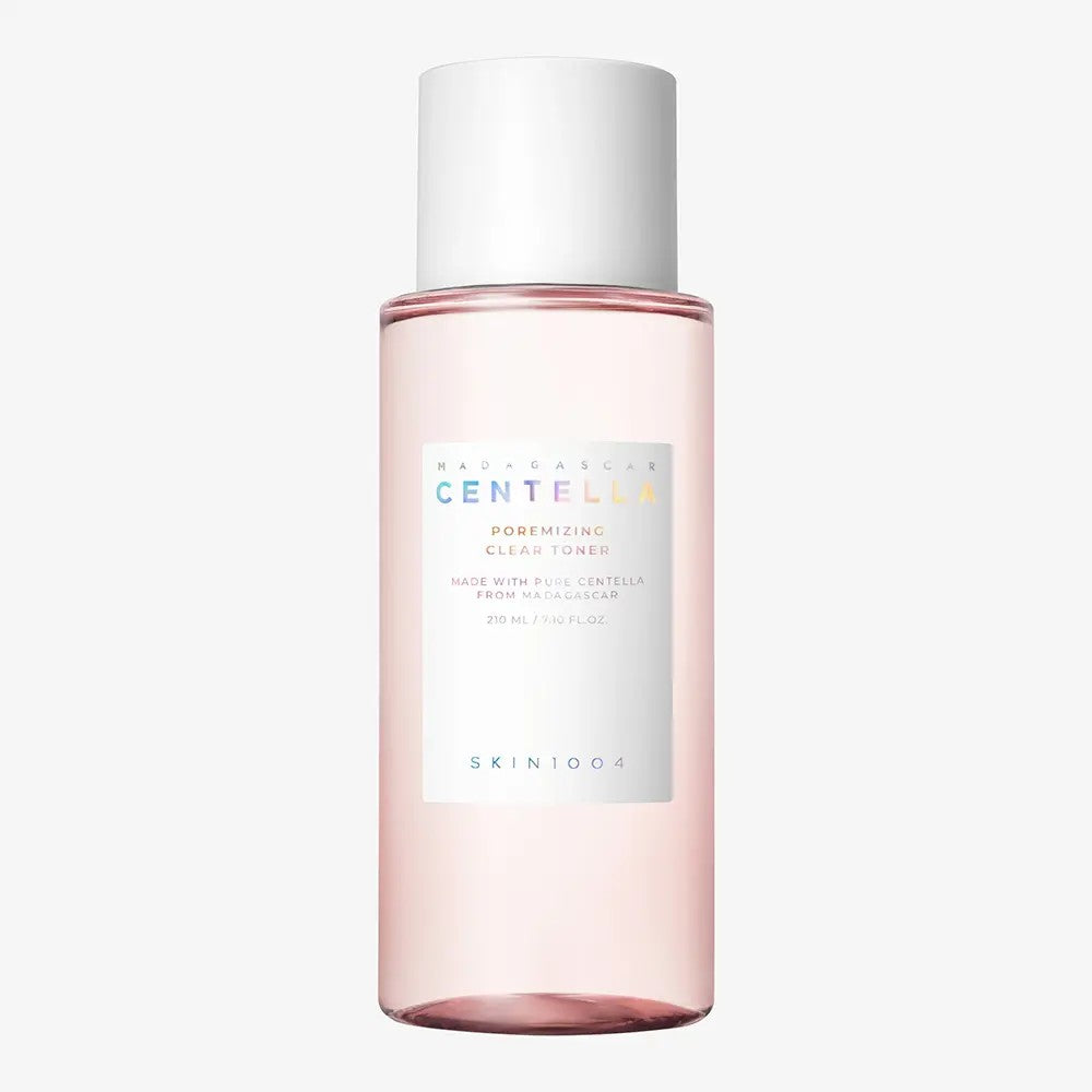 Lotion tonique Poremizing Clear Toner de Some By Mi, soin coréen à l’argile rose pour resserrer les pores et lisser la peau.