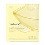 Masque éclat Kojic Acid Turmeric Brightening Gel Mask de Medicube, pour teint lumineux