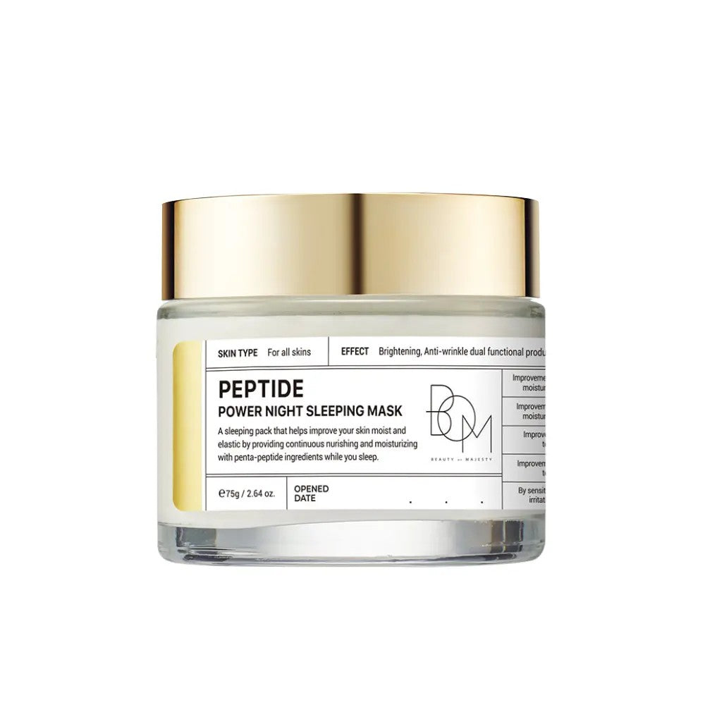 Masque de nuit Peptide Power Night Sleeping Mask coréenne  soin réparateur et anti-âge aux peptides