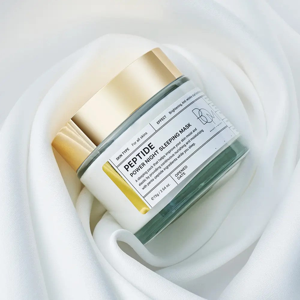 Masque de nuit Peptide Power Night Sleeping Mask coréenne  soin réparateur et anti-âge aux peptides