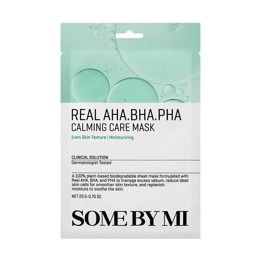 Cosmétiques coréens K BEAUTY COSMETICS  produit coréen SOME BY ME Real AHA BHA PHA Calming Care Mask