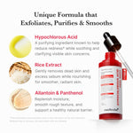 Medicube Hypochlorous Acid Rice Peel Shot, actifs et bénéfices, soin coréen K Beauty Cosmetics