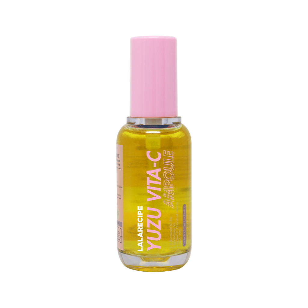 K BEAUTY COSMETICS Cosmétiques coréens  lalarecipe Yuzu Vita-C Ampoule soins du visage layering coréen