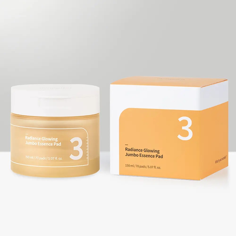 Numbuzin No.3 Radiance Glowing Jumbo Essence Pad