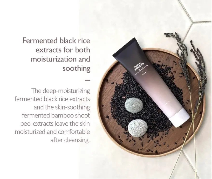 Haruharu Wonder nettoyant Black Rice Moisture 5.5 Soft Cleansing Gel 100ml