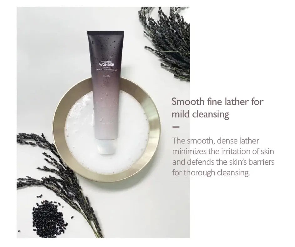 Haruharu Wonder nettoyant Black Rice Moisture 5.5 Soft Cleansing Gel 100ml