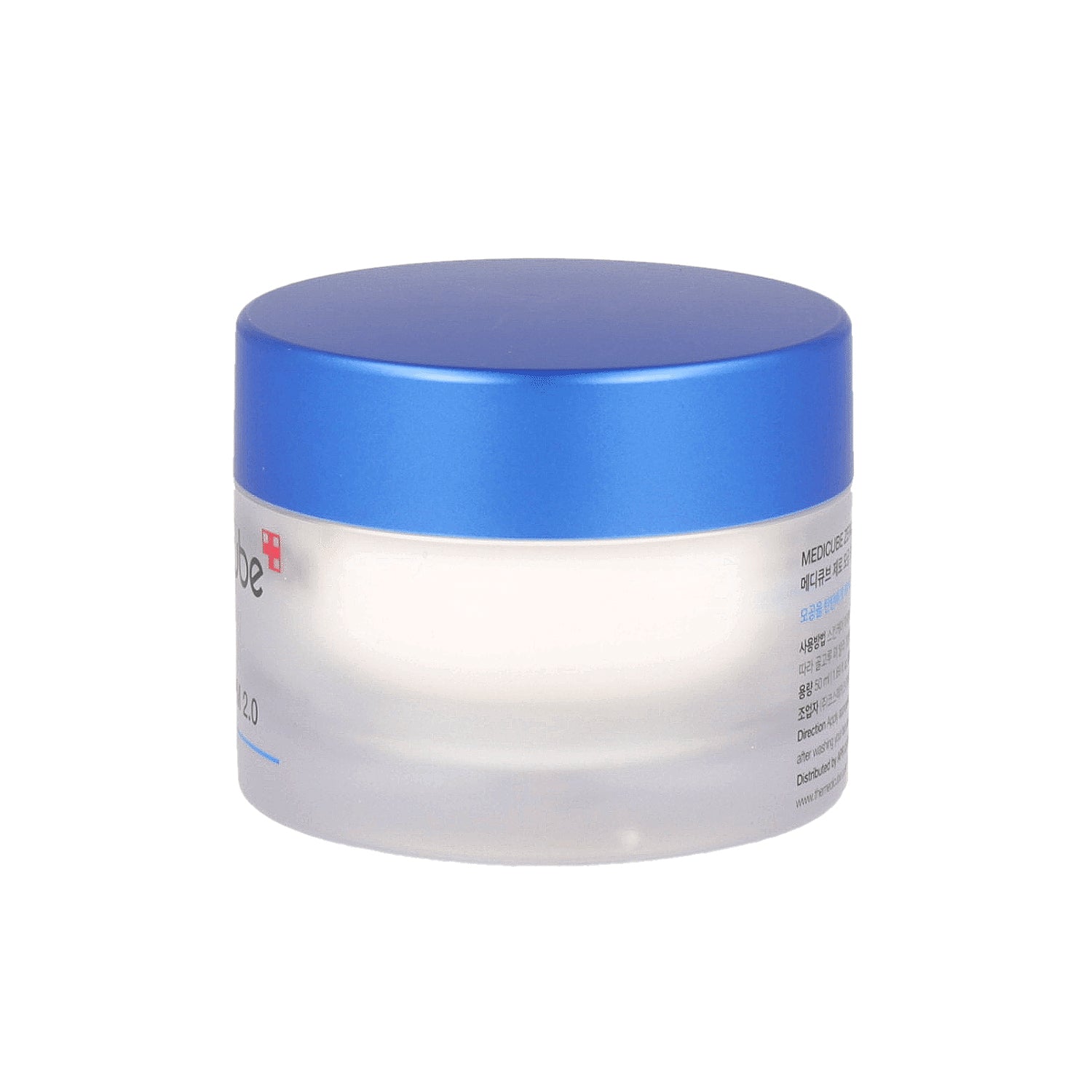 Medicube Zero Pore Cream 2.0 50ml, packshot de trois-quarts, soin coréen K Beauty Cosmetics