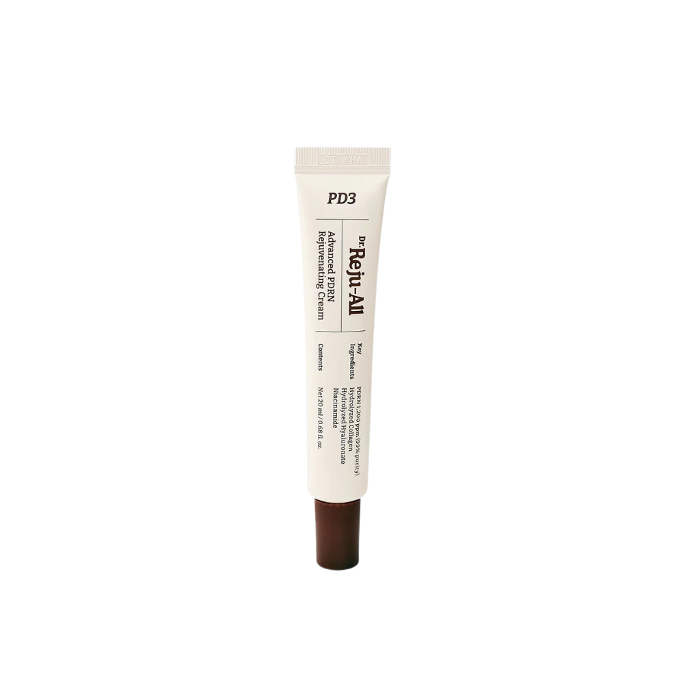 Crème régénérante au PDRN, niacinamide et acide hyaluronique. Idéale pour réparer la peau, lisser les rides et restaurer l’élasticité.
Dr Reju-all