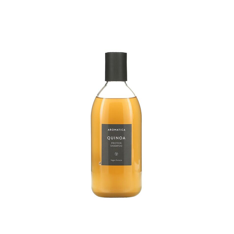 Quinoa Protein Shampoo Aromatica 400 ml fond blanc – shampoing réparateur vegan coréen K Beauty Cosmetics