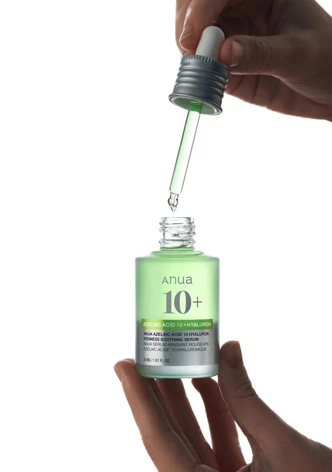 Azelaic Acid 10 + Hyaluron sérum visage à l’acide azélaïque 10 % et acide hyaluronique pour unifier le teint et apaiser les imperfections
ANUA