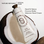 Coconut Butter Intensive Hand Cream, crème mains nourrissante au beurre de coco, hydrate intensément et protège les mains sèches