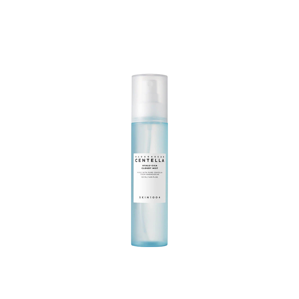Madagascar Centella Hyalu Cica Cloudy Mist brume visage hydratante et apaisante à la centella et acide hyaluronique
SKIN1004