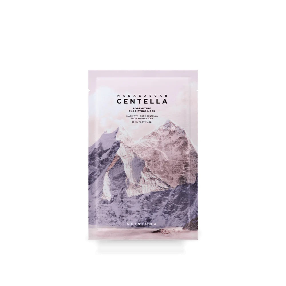 Madagascar Centella Poremizing Clarifying Mask masque purifiant visage pour resserrer les pores, absorber le sébum et clarifier la peau
SKIN1004
