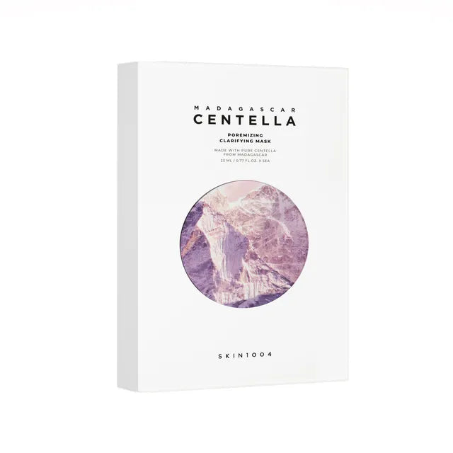 Madagascar Centella Poremizing Clarifying Mask masque purifiant visage pour resserrer les pores, absorber le sébum et clarifier la peau
SKIN1004