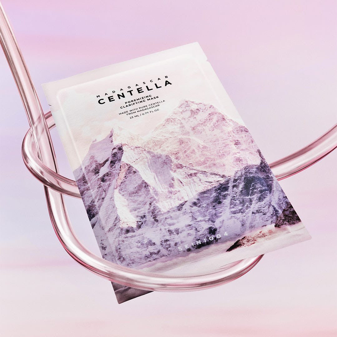 Madagascar Centella Poremizing Clarifying Mask masque purifiant visage pour resserrer les pores, absorber le sébum et clarifier la peau
SKIN1004