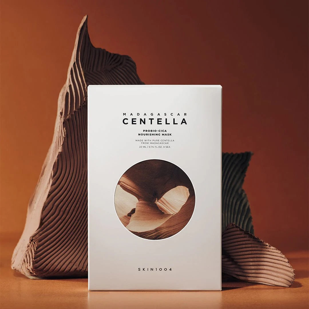 Madagascar Centella Probio Cica Nourishing Mask masque visage nourrissant et apaisant à la centella pour renforcer la barrière cutanée
SKIN1004