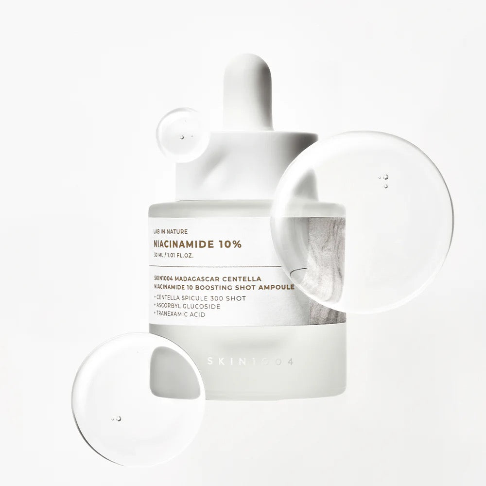 Niacinamide 10% sérum visage concentré pour réguler le sébum, resserrer les pores et unifier le teint
SKIN1004