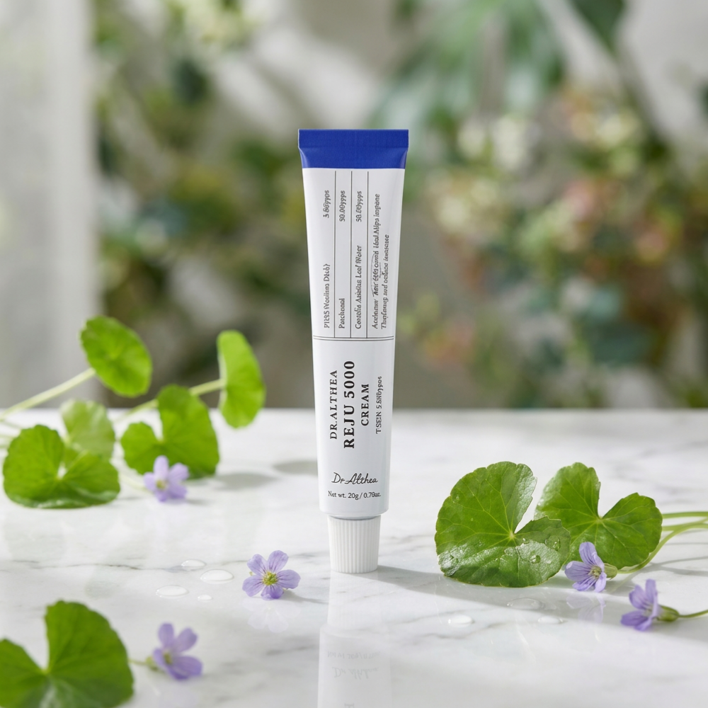 Crème réparatrice et apaisante au PDRN, Centella Asiatica et acide hyaluronique. Idéale pour hydrater intensément, calmer les irritations et régénérer la peau.