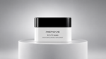 Pot REPOVE R.E.P Cream Brightening & Wrinkle Improvement posé sur un socle blanc