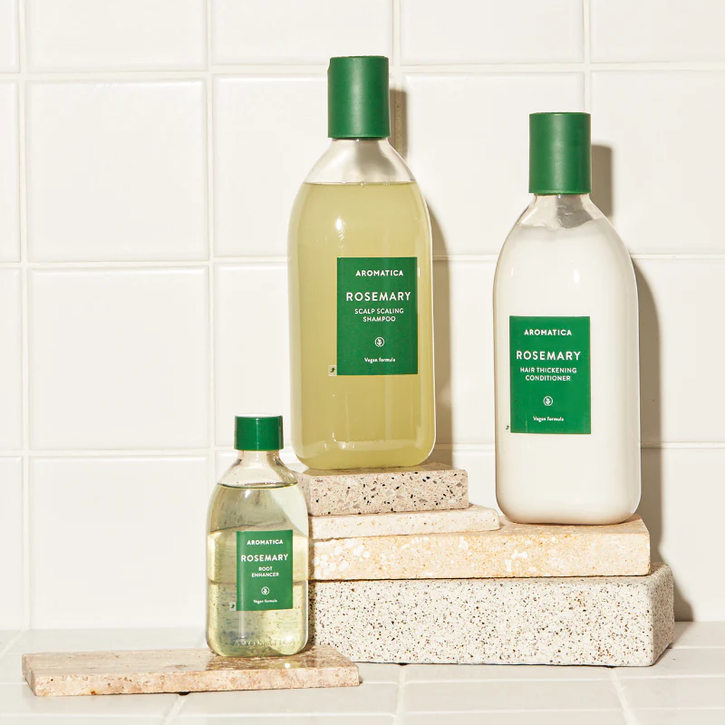 Gamme Rosemary Aromatica – Rosemary Scalp Scaling Shampoo shampoing coréen vegan – K Beauty Cosmetics