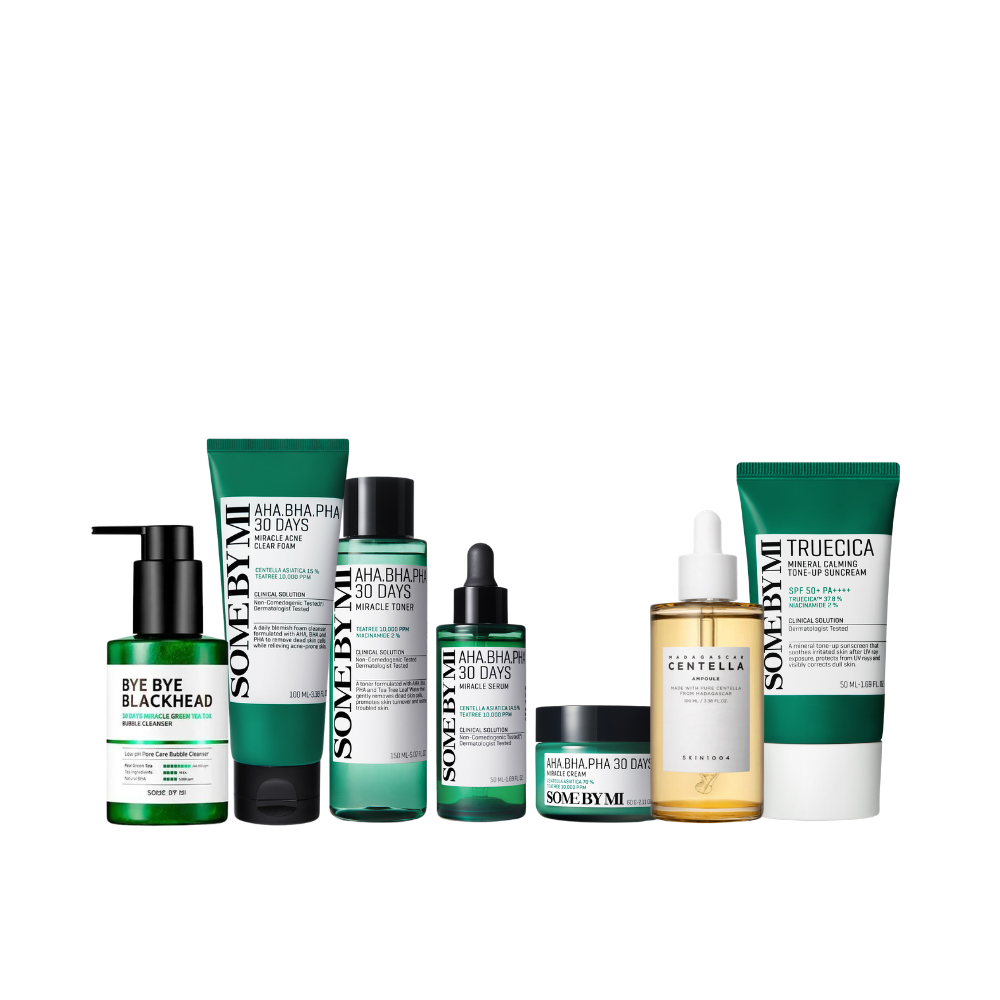 Une routine complète qui purifie la peau, régule le sébum et apaise les imperfections sans l’agresser.