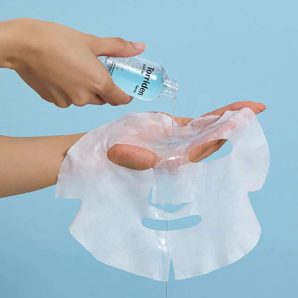 Hyaluronic Acid Mask masque hydratant coréen enrichi en acide hyaluronique à faible poids moléculaire pour une peau repulpée