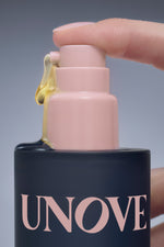 UNOVE Silk Oil Essence Tender Bloom - application