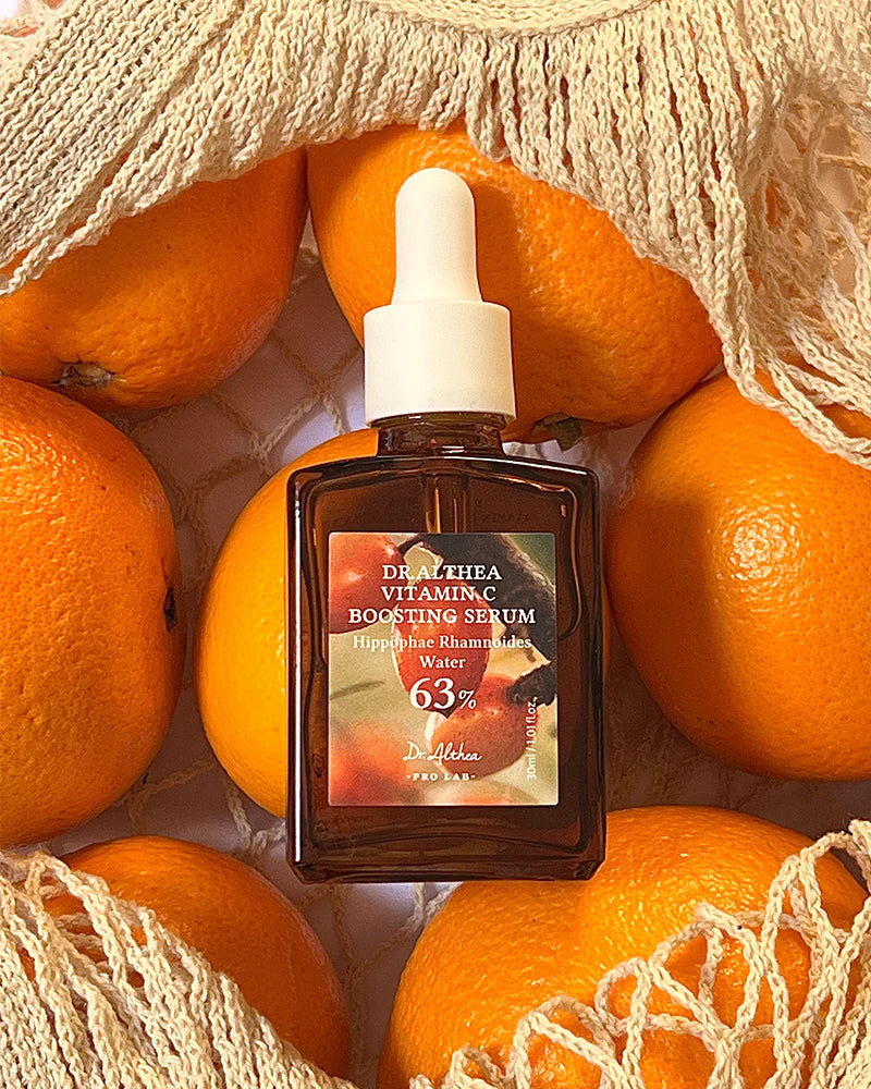 Vitamin C Boosting Serum Althea – sérum illuminateur à la vitamine C pour éclat du teint, correction des taches et amélioration de la texture de la peau