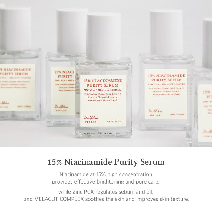 Dr. Althea 15% Niacinamide Purity Serum, bénéfices, soin coréen K Beauty Cosmetics