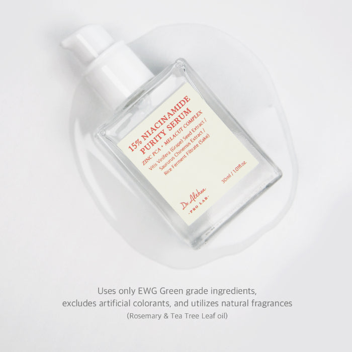 Dr. Althea 15% Niacinamide Purity Serum, ingrédients, soin coréen K Beauty Cosmetics