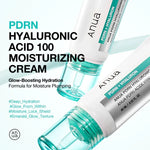 Anua PDRN Hyaluronic Acid 100 Moisture Cream 60ml, bénéfices glow-boosting, soin coréen K Beauty Cosmetics