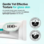 Anua PDRN Hyaluronic Acid 100 Moisture Cream 60ml, texture glass skin, soin coréen K Beauty Cosmetics