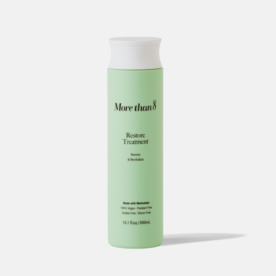 Morethan8 Restore Treatment, après-shampoing réparateur coréen au matsutake pour cheveux abîmés, K Beauty Cosmetics