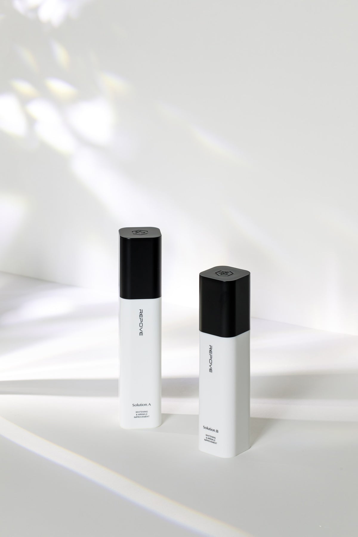 REPOVE 6G AB Solution Brightening & Wrinkle Improvement, flacons Solution A et Solution B, packshot