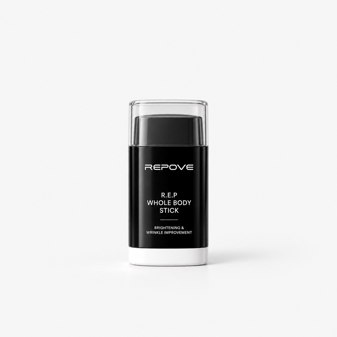 REPOVE R.E.P Whole Body Stick Brightening & Wrinkle Improvement, packshot sur fond clair