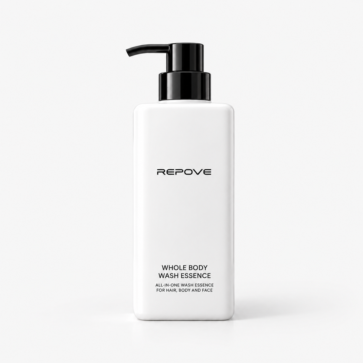 Flacon pompe REPOVE Whole Body Wash Essence All-In-One Wash Essence For Hair, Body And Face, packshot sur fond clair