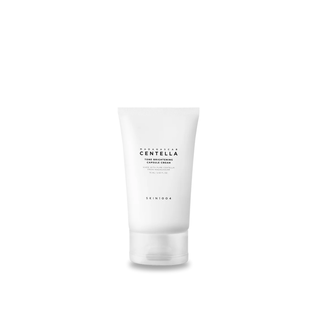 Crème hydratante illuminatrice à la niacinamide et Centella asiatica de Madagascar.